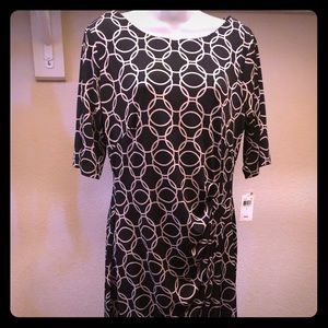 Black and cream dress. New with tags size 12